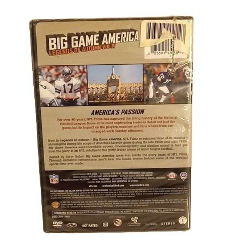NFL Films Presents‎ Big Game America Legends of Autumn Volume 4